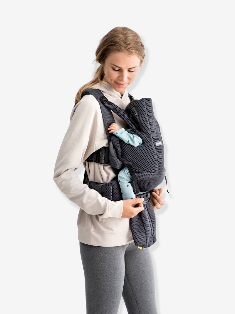 Ergonomic Baby Carrier, Move by BABYBJORN, in 3D Mesh grey anthracite