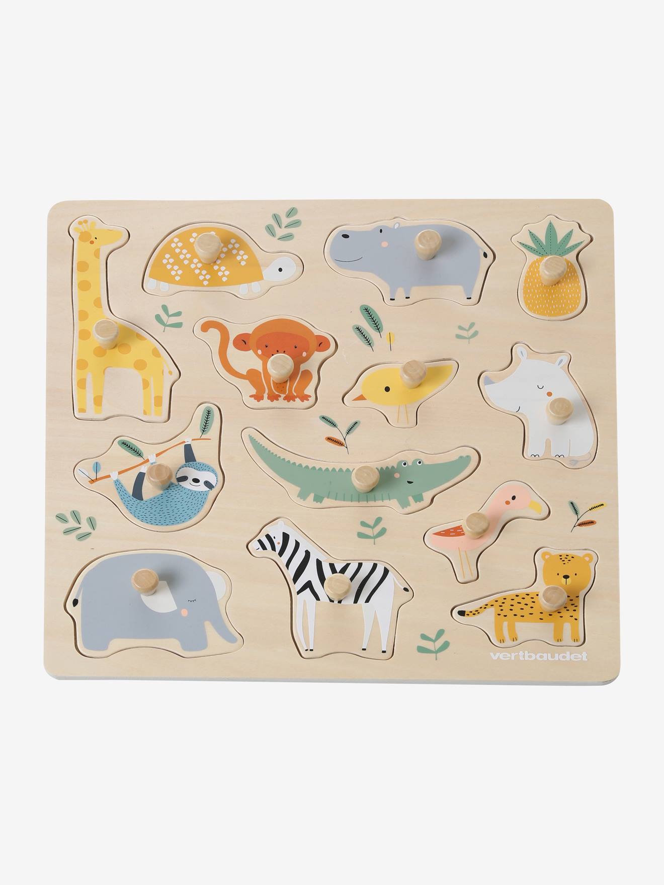 Jungle Peg Puzzle - Wood FSC® Certified multi