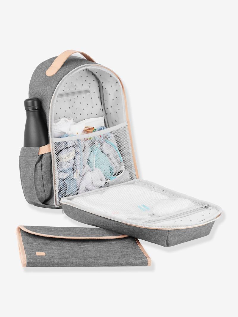 Baby Changing Backpack, Pyla by BABYMOOV grey, Nursery Vertbaudet