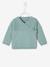 Knitted Cardigan in Organic Cotton for Newborn Babies Beige+Light Blue+Light Grey 