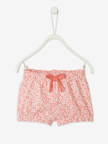 Jersey Knit Shorts, for Baby Girls caramel+vanilla+White/Print+YELLOW MEDIUM ALL OVER PRINTED 