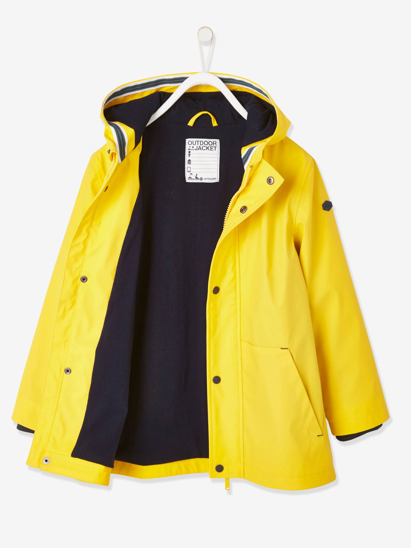 boys lined raincoat