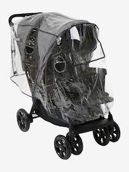 Nursery-Pushchairs & Accessories-Full-Body Rain Cover for Double Pushchair by Vertbaudet