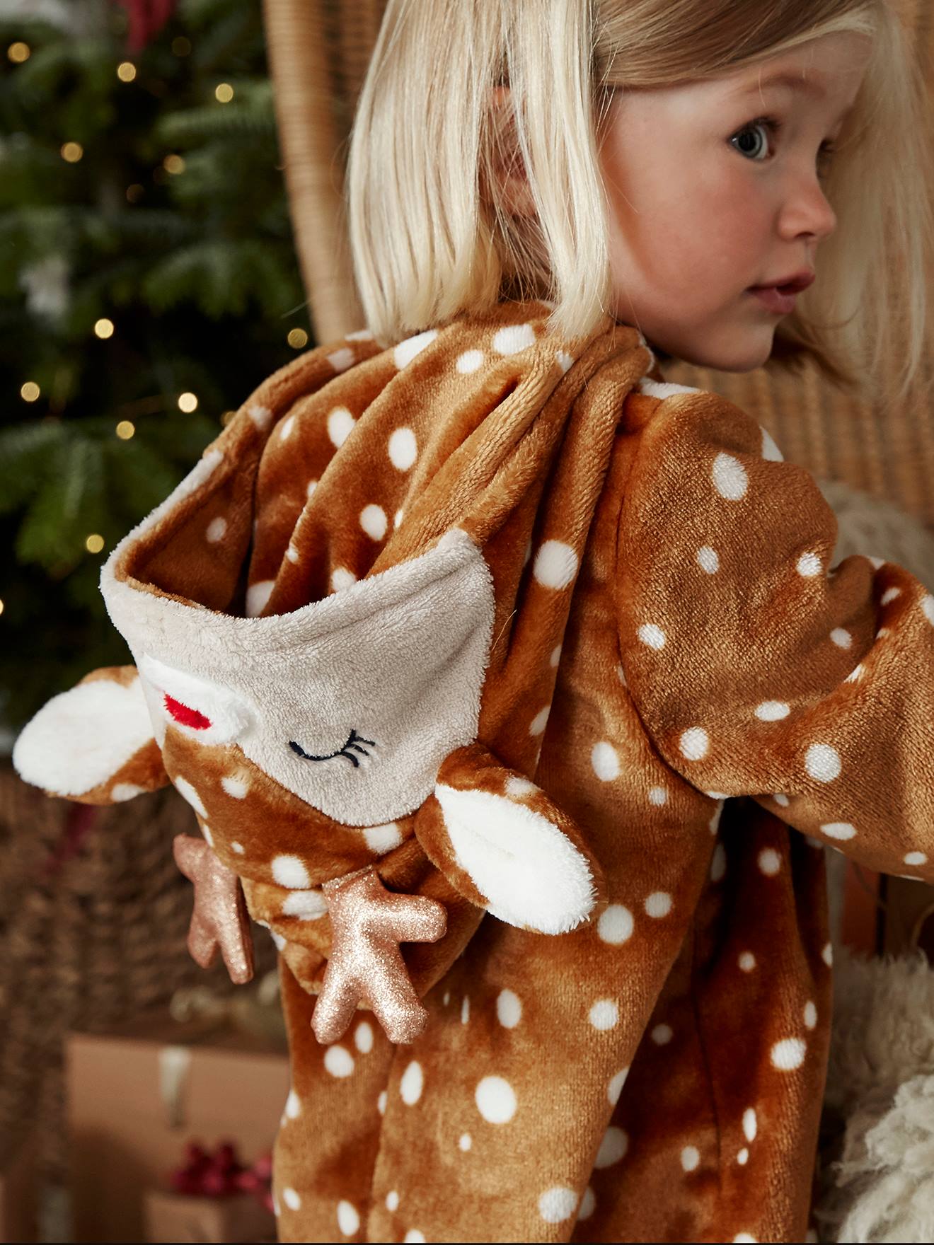 Girls discount reindeer onesie