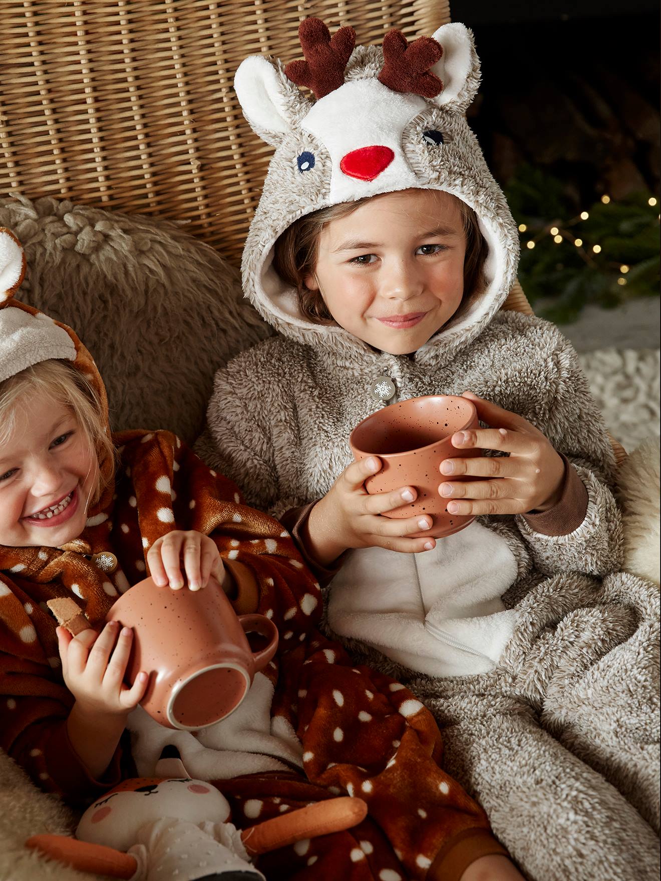 Plush Effect 'Reindeer' Onesie