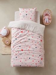 Bedding Sets-Bedding & Decor-Children's Duvet Cover + Pillowcase Set, Happy Hearts Theme