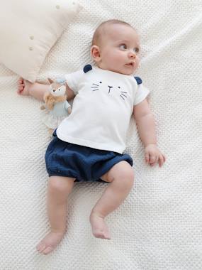 Click to view product details and reviews for T Shirt Shorts Outfit Occasion Wear For Newborn Babies Dark Blue.