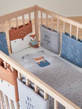 Breathable Cot Bumper BABY FOX Theme