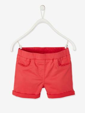 Shorts with Macrame Trim