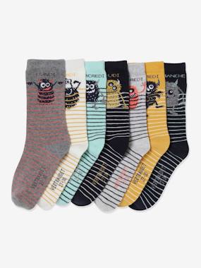 Pack of 7 Pairs of Monster Socks