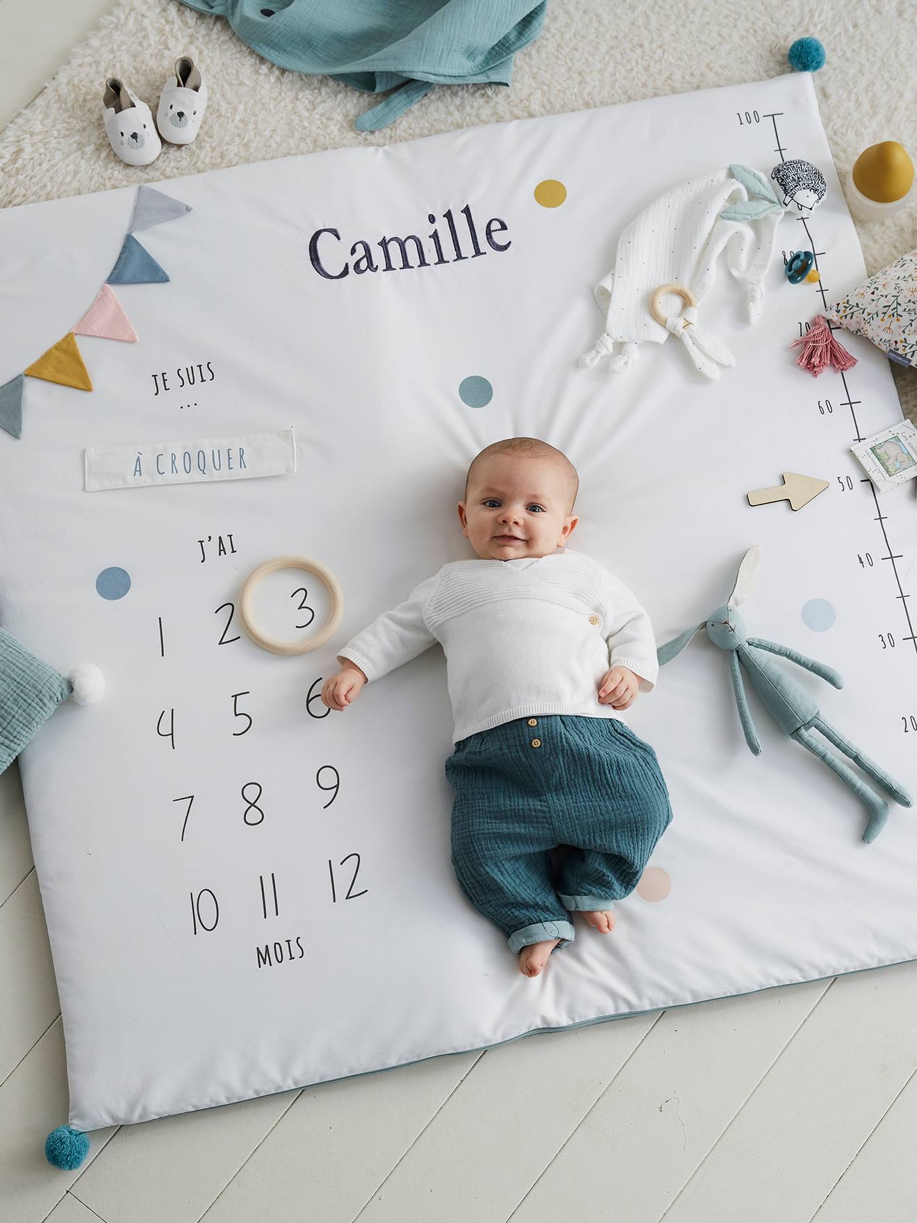 Customisable Baby Photo Mat