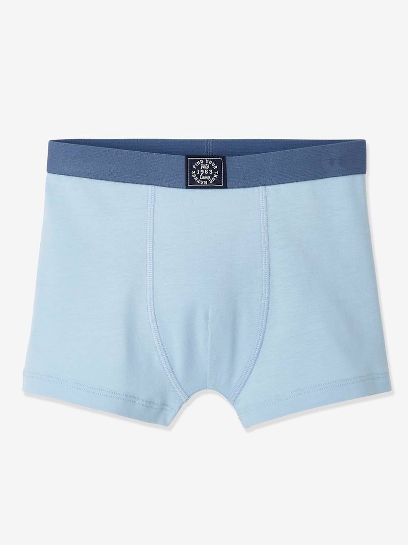 Pack of 5 Boxers for Boys - blue, Boys | Vertbaudet