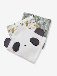Toys-Baby & Pre-School Toys-Cuddly Toys & Comforters-Pack of 3 Muslin Squares, Hanoi Theme