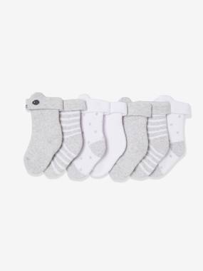 Pack of 7 Pairs of Boucle Knit Socks