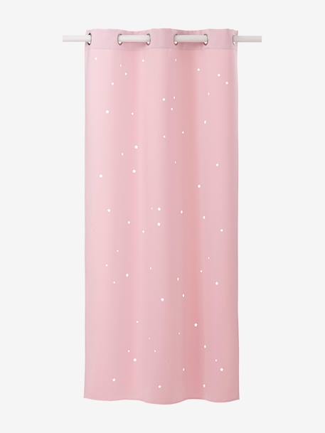 Hollow Star Curtain Blue+Blush+Grey 