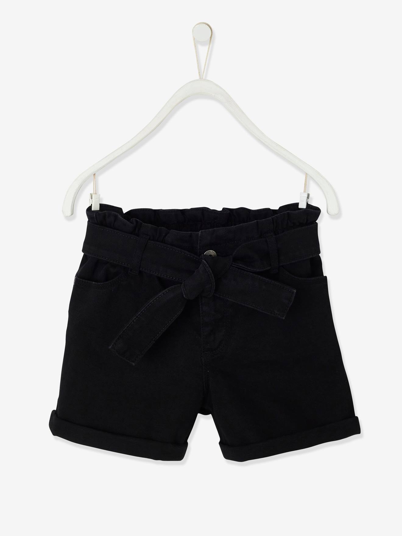 Shorts for Girls - black, Girls | Vertbaudet