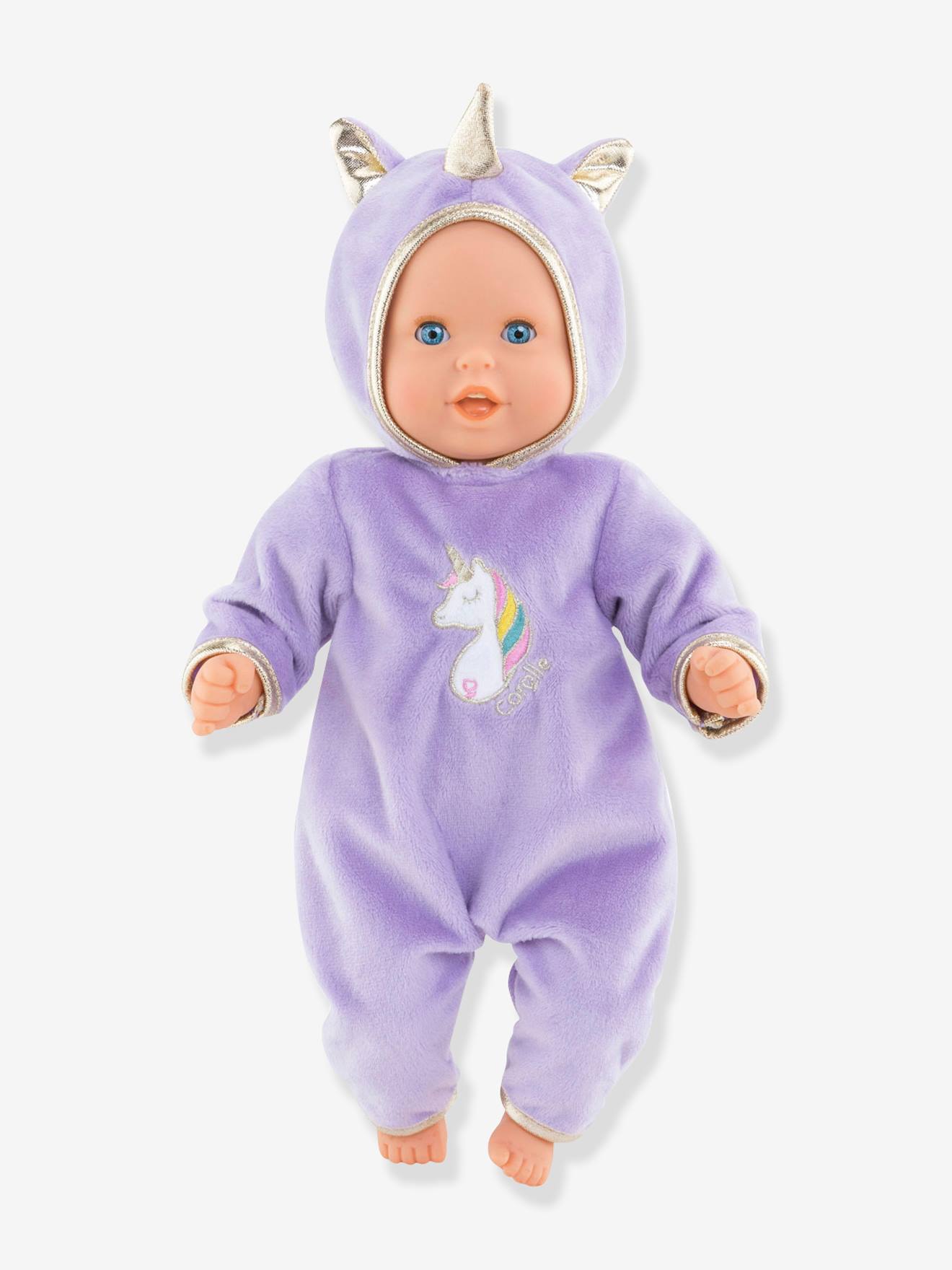 Bebe Calin Unicorn Doll By Corolle Light Purple Toys Vertbaudet