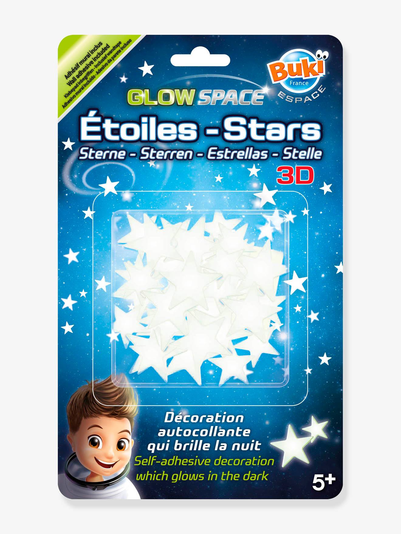 3D Star Stickers, by BUKI white