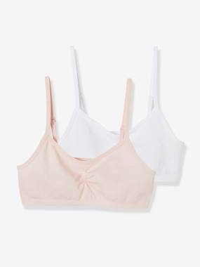 Pack of 2 Crop Tops in Microfibre