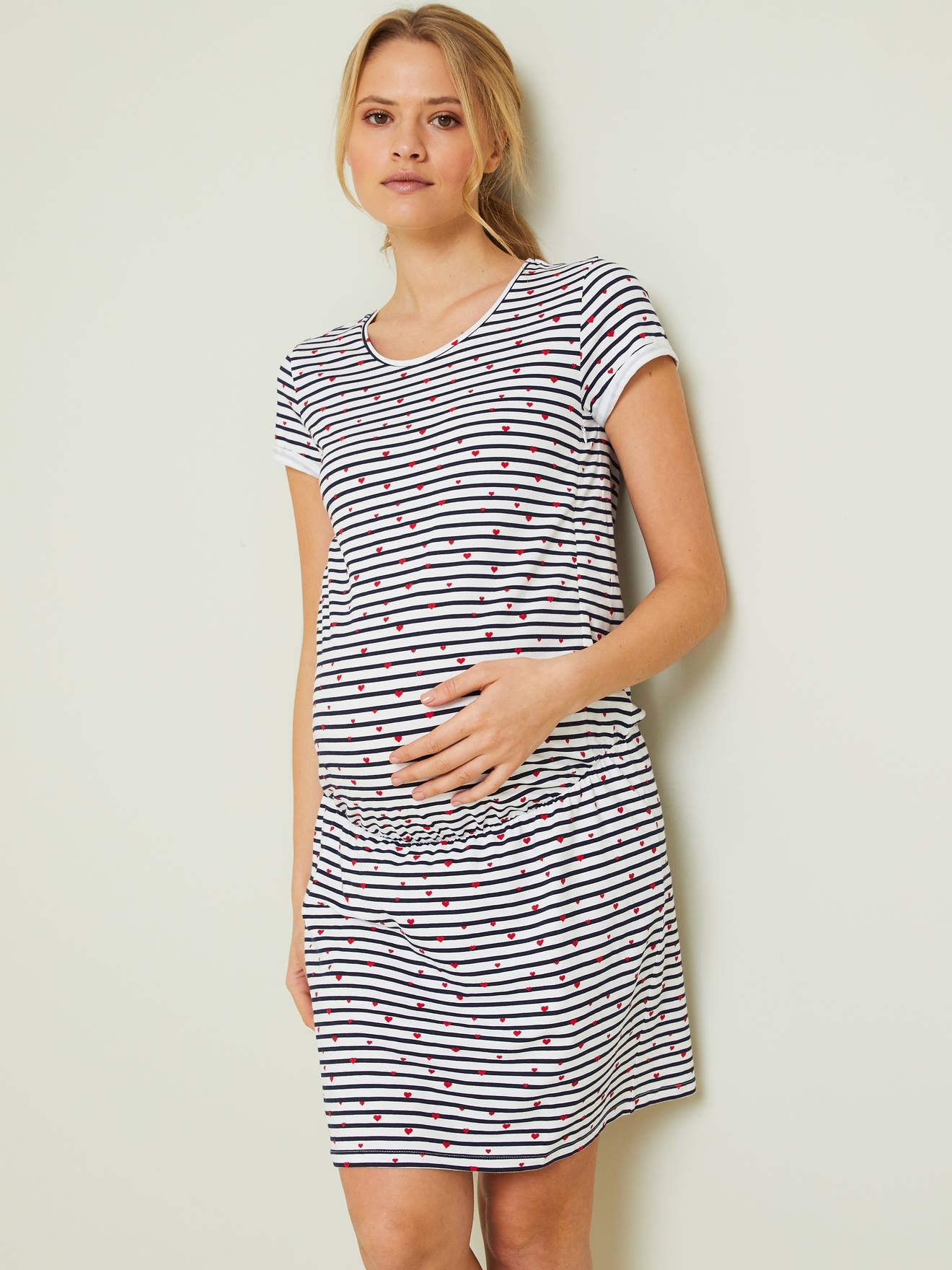 sleeveless maternity nightie