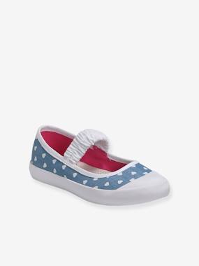 Mary Jane Shoes in Canvas