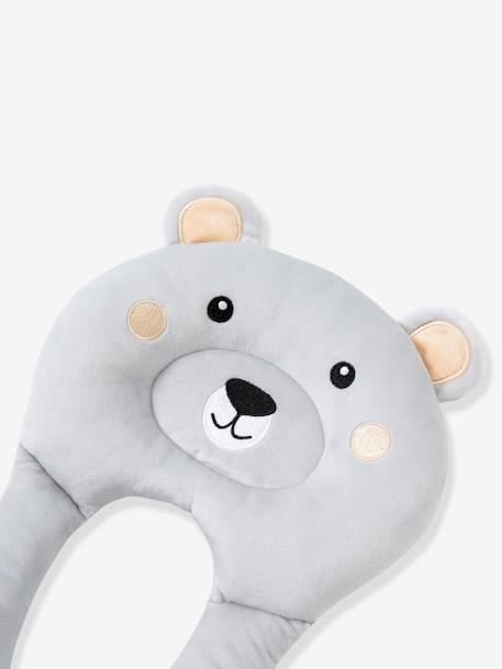 Soft Bear Pili Baby Neck Pillow by BABYTOLOVE Light Grey 