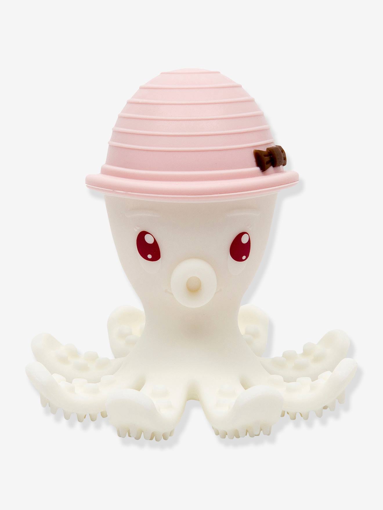 Bonnie the Octopus Teething Toy, by Baby to Love pink