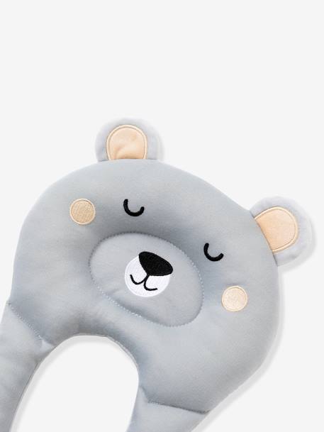Soft Bear Pili Baby Neck Pillow by BABYTOLOVE Light Grey 