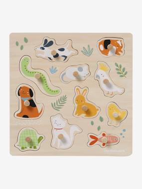 Pets Peg Puzzle - Wood FSC Certified multi