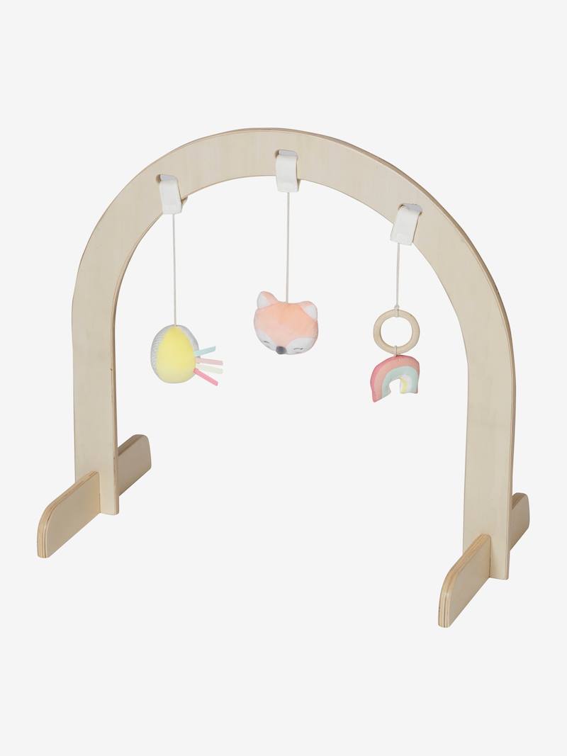 Set of 3 Hanging Toys for Modular Wooden Activity Arch pink, Toys