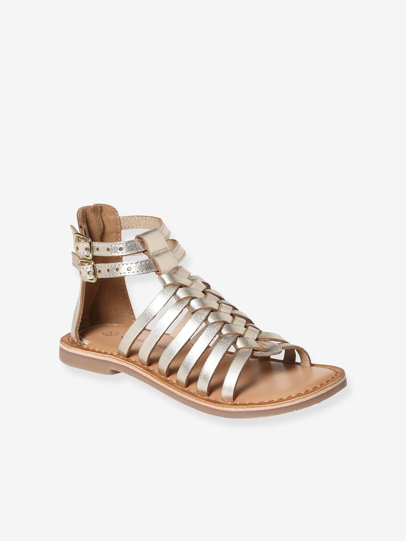 Leather Gladiator Sandals for Children