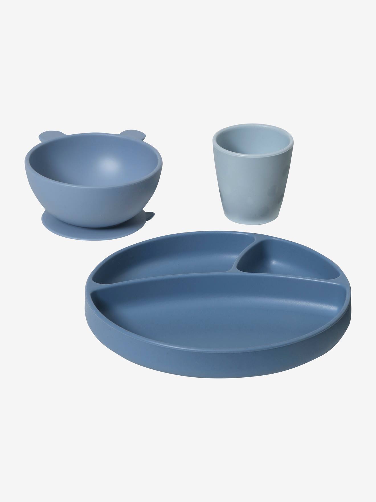 Silicone Mealtime Set dark