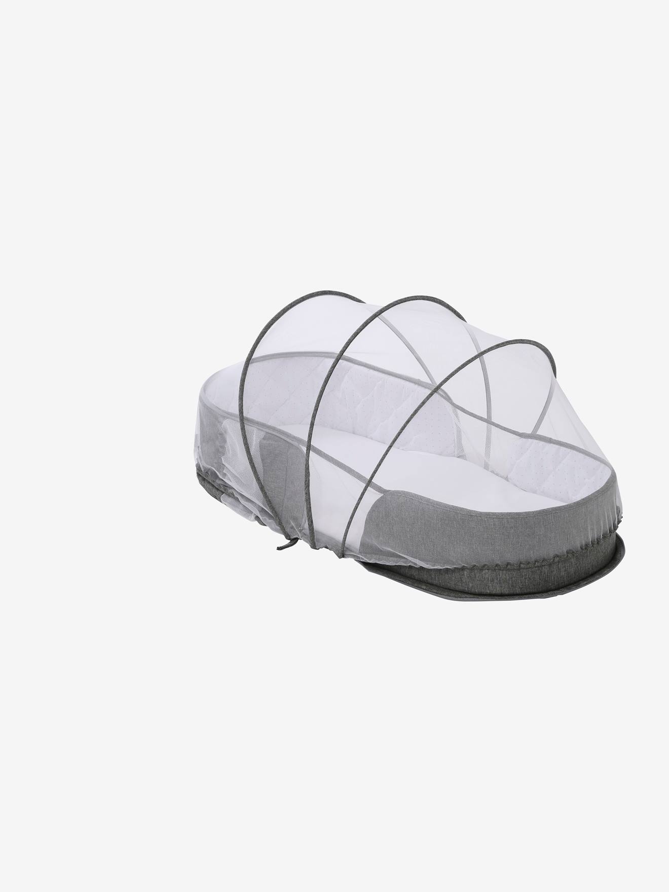 Foldable Travel Carrycot by Vertbaudet - light grey, Nursery