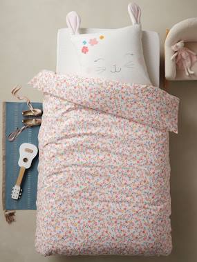 Children s Duvet Cover Pillowcase Set LAPIN ROMANTIQUE print