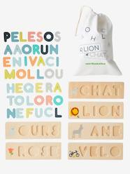 Toys-Educational Games-Puzzles-Words Puzzle - French Version in FSC® Certified Wood