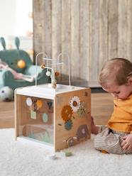 Toys-Baby & Pre-School Toys-Early Learning & Sensory Toys-Wooden Activity Cube, Hanoi Theme - FSC® Certified
