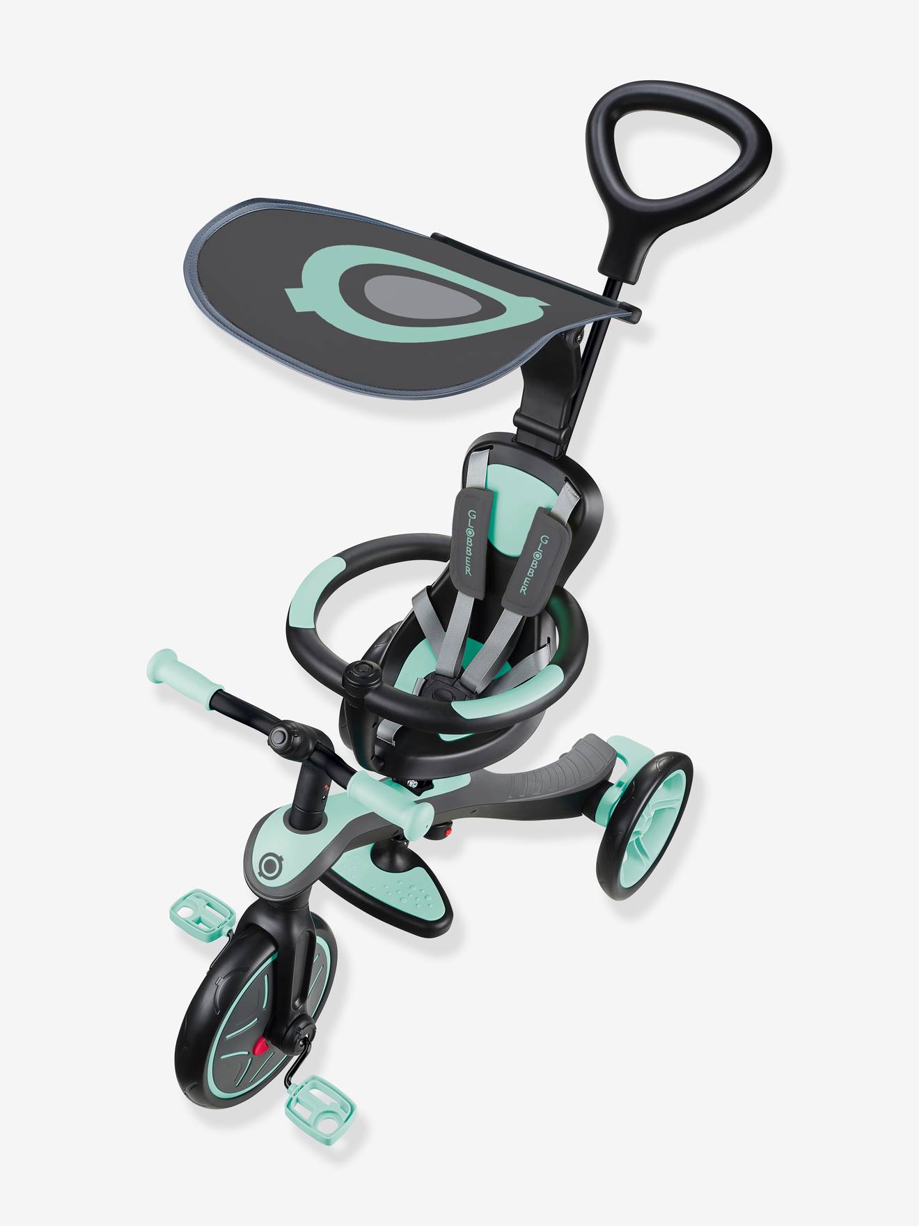 4-in-1 Progressive Tricycle by GLOBBER light green
