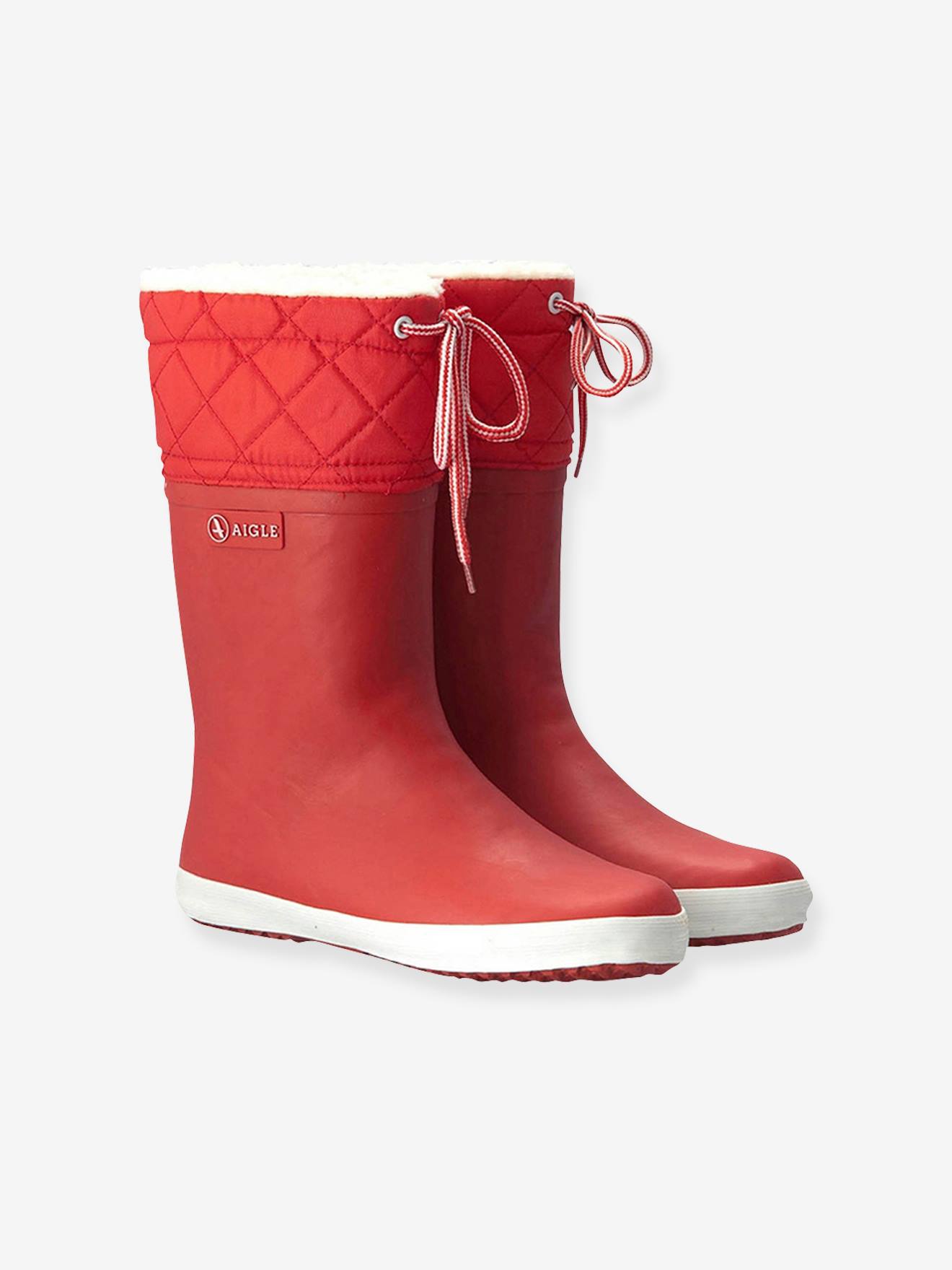 Wellies for Boys, Lolly Pop Giboulee by AIGLE(r) red