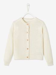 Girls-Cardigans, Jumpers & Sweatshirts-Cardigans-Cardigan in Fancy Iridescent Knit, for Girls