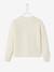 Cardigan in Fancy Iridescent Knit, for Girls White+YELLOW MEDIUM SOLID 