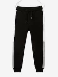 Boys-Sportswear-Fleece Joggers with Two-Tone Side Stripes for Boys