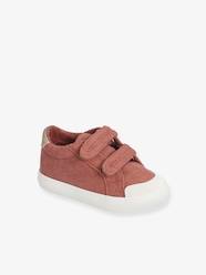 Shoes-Corduroy Trainers with Touch Fasteners, for Baby Girls