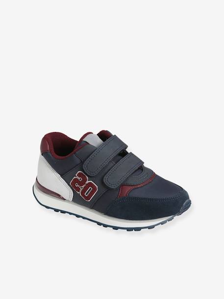 Running-Type Trainers with Touch Fasteners, for Boys BLUE BRIGHT SOLID+Dark Blue 