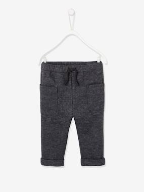 Small Houndstooth Trousers in Fleece