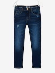 Girls-Trousers-Slim Leg Waterless Jeans, MorphologiK NARROW Hip, for Girls