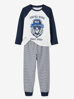 Pyjama 2 Pièces Pour Garçon 2 à 10 Ans - Haut Manches Longues Et Pantalon - Doux Et Confortable - Col Rond