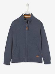 Boys-Cardigans, Jumpers & Sweatshirts-High Neck Jacket with Zip, for Boys