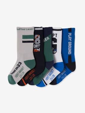 Pack of 5 Pairs of Playground Socks