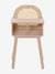 High Chair in FSC® Wood & Wicker Multi 