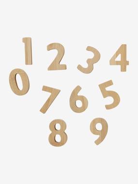 Numbers in Bamboo beige